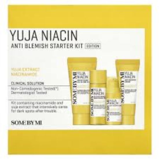 SOMEBYMI ANTI BLEMISH STARTER KIT CREAM+SERUM+CLINICAL+BRIGHTENING TONER