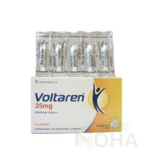 VOLTAREN 25 MG SUPP 15 LE