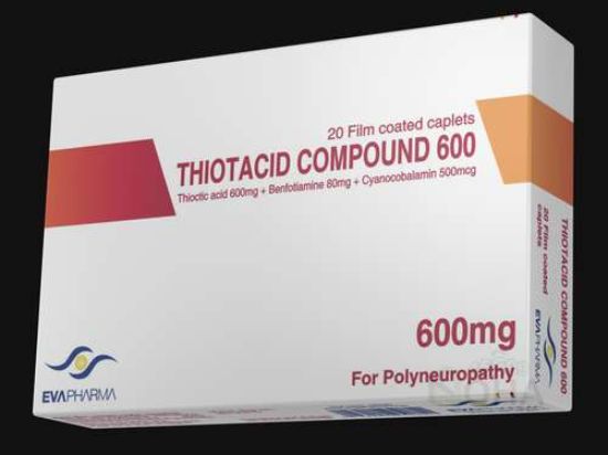 THIOTACID COMPOUND 600 MG 30 TABLET 249 LE