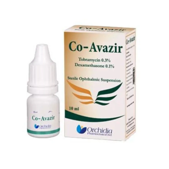 CO-AVAZIR STERILE OPHTHALMIC SUSPENSION 10 ML 39 LE