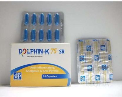 DOLPHIN K SR 75 MG 20 CAP 64 LE