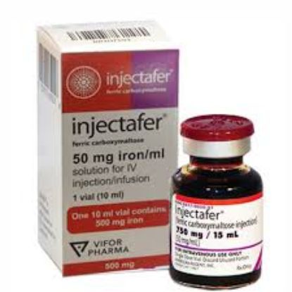 INJECTAFER 50 MG/ML SOLUTION FOR IV INJECTION-1 VIAL 10 ML 1600 LE