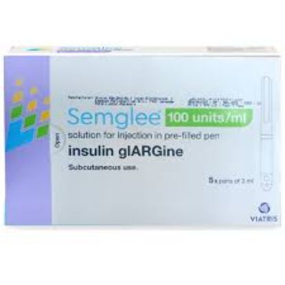 SEMGLEE 100 UNITS/ML 5 PENS 972 LE