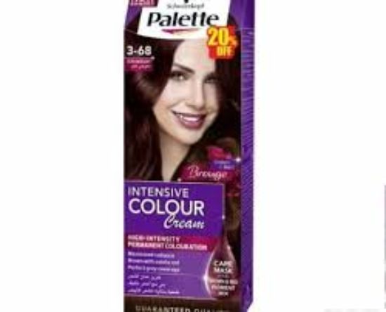 PALETTE COLOR 3-68 خصم 20%ماهونجي غامق