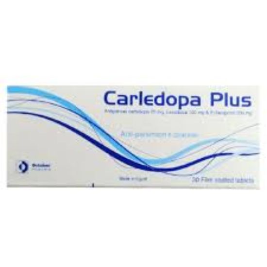 CARLEDOPA PLUS 100/25/200 MG 30 TAB 288 LE