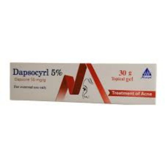 DAPSOCYRL 5% TOPICAL GEL 30 GM 119 LE