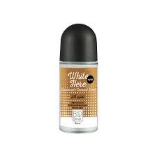 BOBANA DEODORANT ROLL ON WHITE HERE (COCONUT SCENT) 50ML