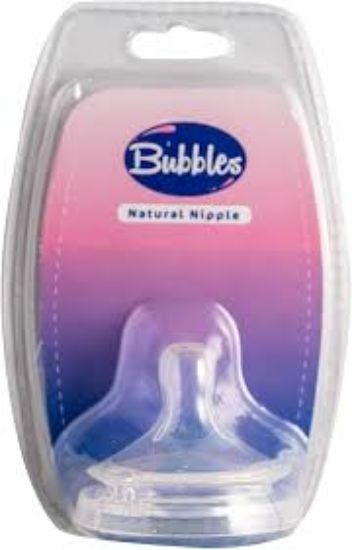 BUBBLES CLASSIC NIPPLE 12 MONTH حلمه ببرونه