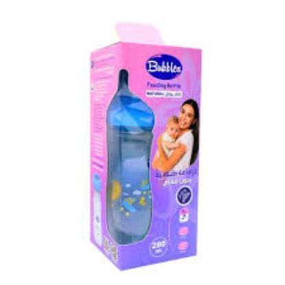 BUBBLES FEEDING BOTTLE NATURAL 280 ML لبنى