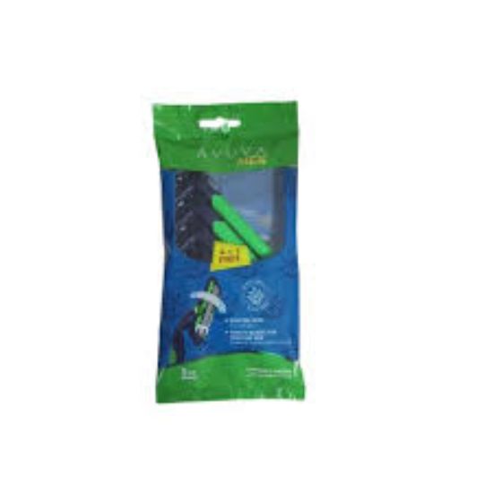AVUVA SMOOTH BLADES FOR MEN SENSITIVE ALOE VERA 4+1PCS ماكينات