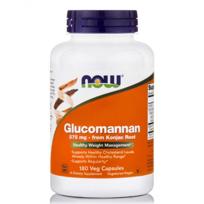 NOW GLUCOMANNAN 575 MG 180 CAP