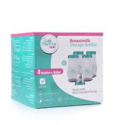LA FRUTTA MUM BREAST MILK STORAGE BOTTLES 4 BOTTLES 160 MLحافظه لبن