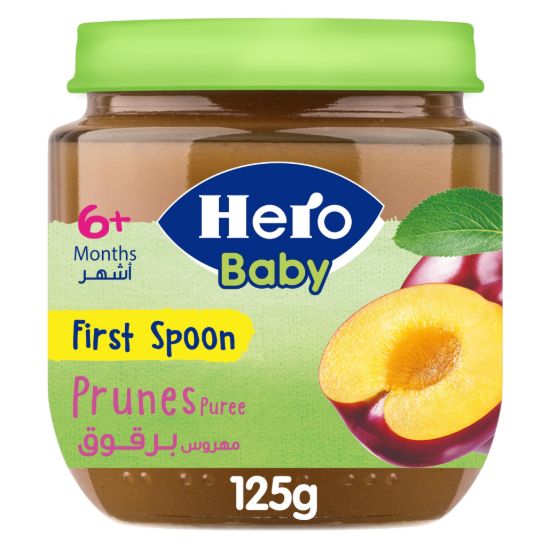 HERO BABY 125 ML+6 هيرو بيبى برقوق برطمان