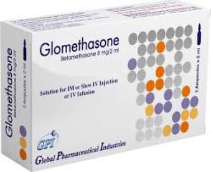 GLOMETHASONE 8 MG/2 ML 3 AMP 66 LE