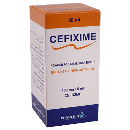 CEFIXIME 100 MG SUSP 30 ML 43 LE