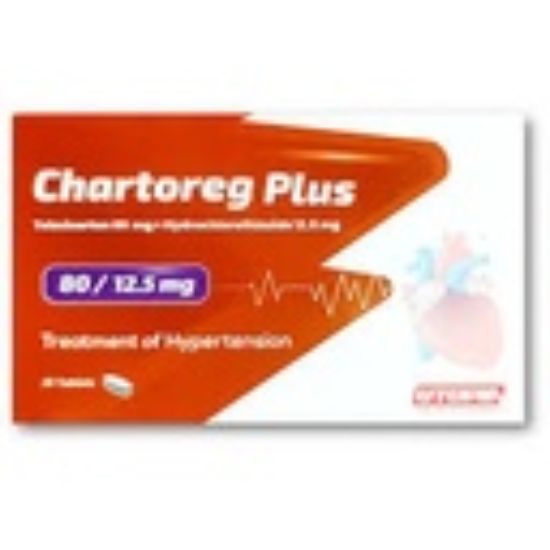 CHARTOREG PLUS 80/12.5 MG 28 TAB 158 LE