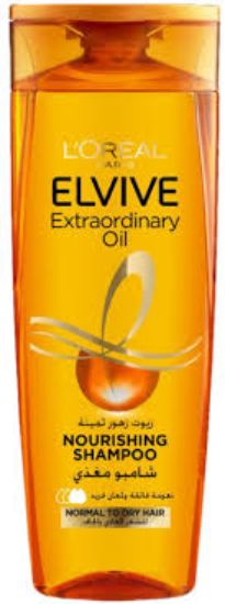 LOREAL ELVIVE NOURISHING SHAMPOO EXTRAORDINARY OIL 400ML OFFER للشعر العادى و الجاف(وفر32 جنيه)