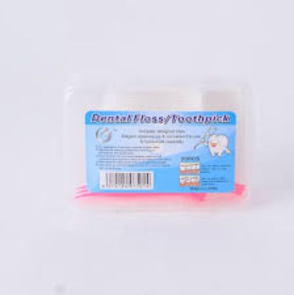 DENTAL FLOSS TOOTHPICK 30 PCS خله اسنان بلاستك