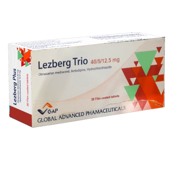 LEZBERG-TRIO 40/5/12.5 MG 30 TAB 144 LE