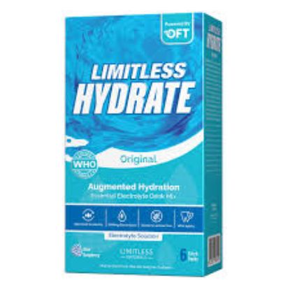 LIMITLESS HYDRATE ORIGINAL BLUE 6 STICK PACKS
