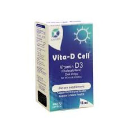 VITA-D CELL 400IU ORAL DROP 15 ML 75 LE
