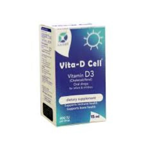 VITA-D CELL 400IU ORAL DROP 15 ML 75 LE