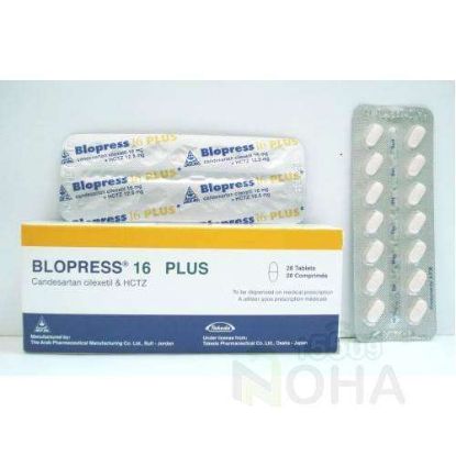 BLOPRESS PLUS 16 MG 28 TAB 230 LE