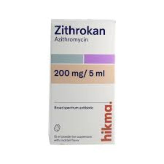 ZITHROKAN 200 MG/5 ML 15 ML POWDER 62 LE