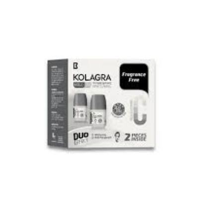 KOLAGRA FRAGRANCE FREE ROLL ON 60ML 1+1