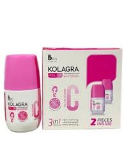 KOLAGRA 3 IN 1 ROLL ON 60ML 1+1 بينك