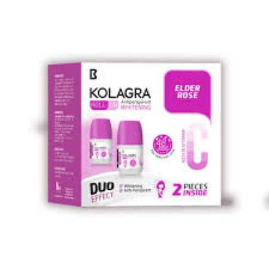 KOLAGRA ELDER ROSE ROLL ON 60ML 1+1 بينك