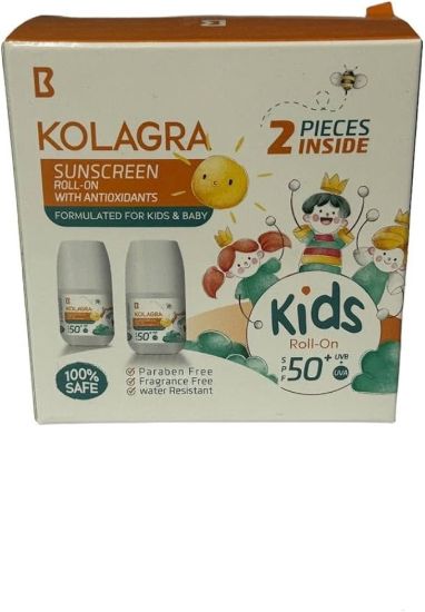 KOLAGRA FOR KIDS SUN SCREEN ROLL ON 60ML 1+1