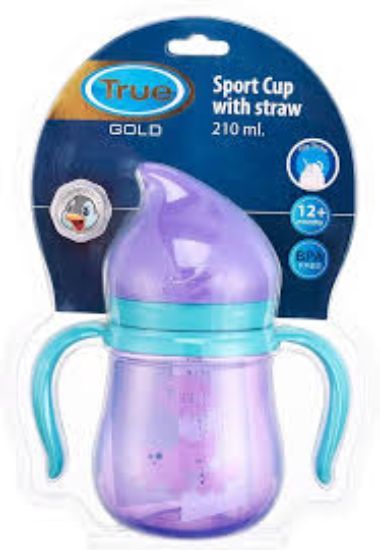 TRUE GOLD SILICONE SPOUT CUP 180 ML +6 MONYHS