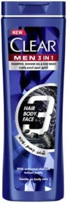 CLEAR MEN ACTIVE CLEAN180 ML 3IN 1 OFFER 10ج
