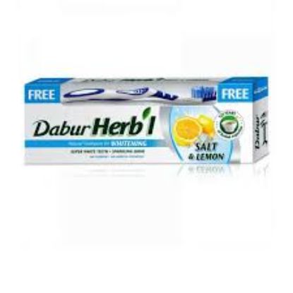 DABUR HERBAL TOOTHPASTE WHITENING SALT&LEMON