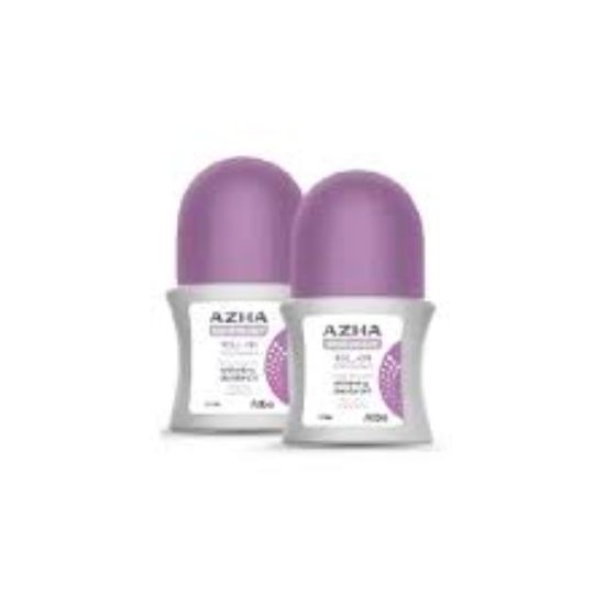 AZHA ROLL ON DEODORANT VITAMIN C 60ML OFFER 1+1 الاخضر