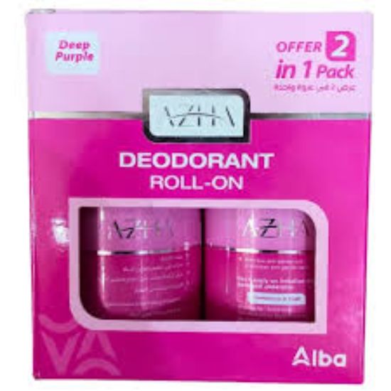 AZHA ROLL ON DEODORANT VITAMIN C 60ML OFFER 1+1 برتقالي