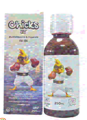 CHICKS VIT MULTIVITAMINS&MINERALS FOR KIDS 250 ML 155 LE