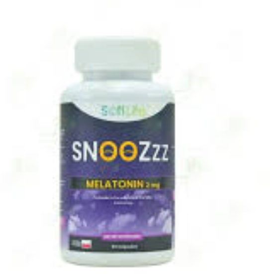 SNOOZZZ MELATONIN 2 MG 90 CAP 399 LE