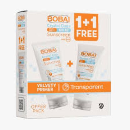 BOBAI CRYSTAL CLEAR SUN SCREEN SPF+50 GEL 50 ML 1+1