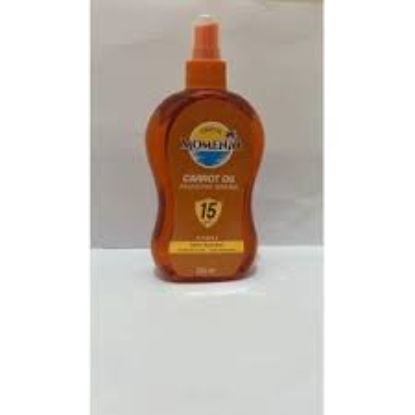 MOMENTO CARROT OIL PROTECTIVE TANNING SPF15 +250ML
