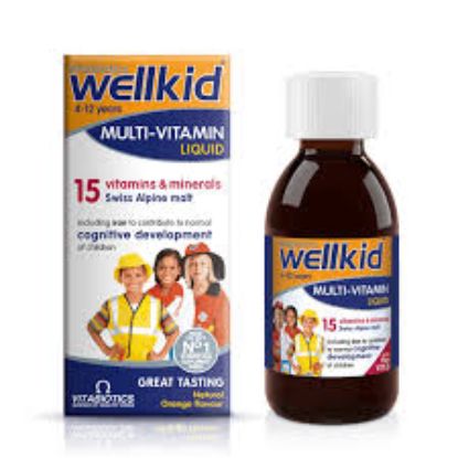WELLKID MULTI VITAMIN LIQUID 4-12 YEARS 150 ML