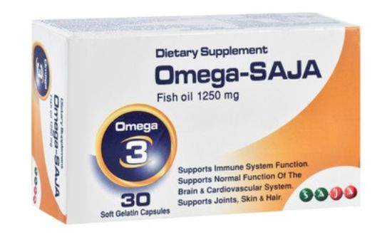 OMEGA-SAJA FISH OIL 30 CAP 250 LE