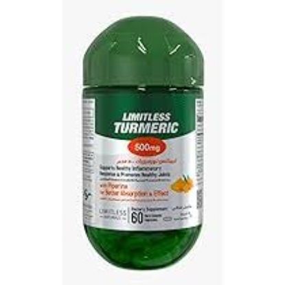 LIMITLESS TURMERIC 500 MG 60 CAPS 500 LE