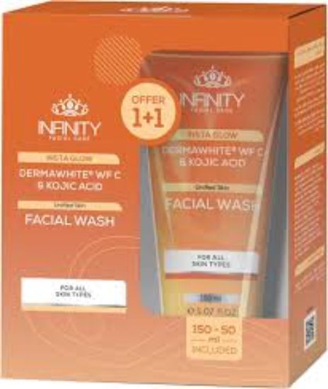 INFINITY INSTA GLOW FACIAL WASH 150 ML +50 ML OFFER1+1