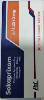 SOKAPRIXAM 5 MG/1.25 MG/5 MG 30 TAB 153 LE