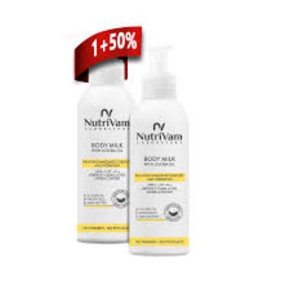 NUTRIVAM BODY MILK WITH JOJOBA OIL 100MLOFFER 1+1 50%
