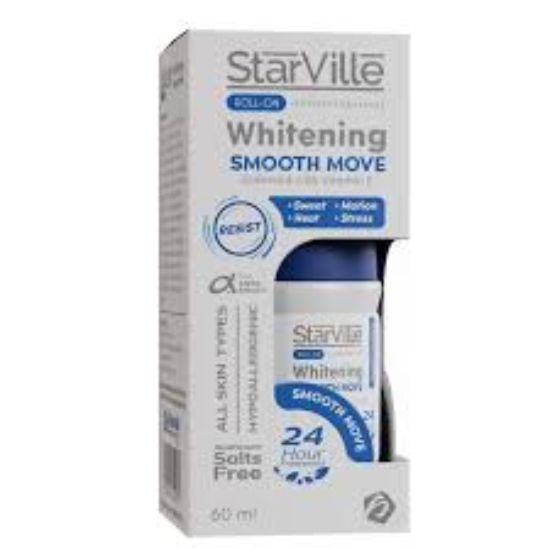 STARVILLE ROLL ON WHITENING SMOOTH MOVE 60 ML
