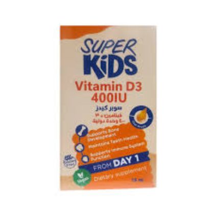 SUPER KIDS VIT D3 DROPS 15 ML 45 LE
