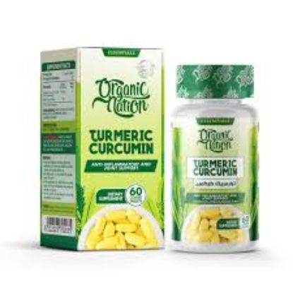 ORGANIC NATION TURMERIC CURCUMIN 60 TAB